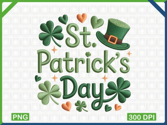 St Patrick’s Day Embroidery Design