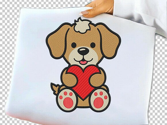 Valentine Pets Embroidery Collection PNG