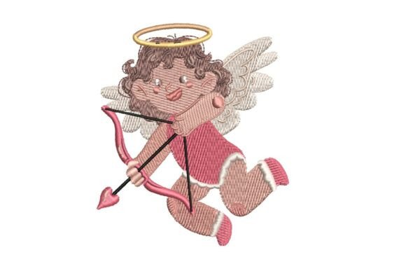 Valentine’s Day Cupid Embroidery