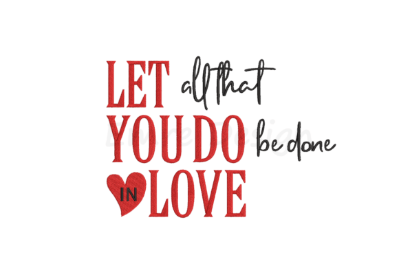 Valentine’s Day Embroidery Design